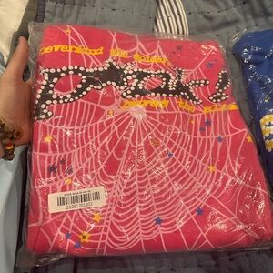 RARE P*NK v1 Sp5der Hoodie (Has Auth tags!! brand new.)